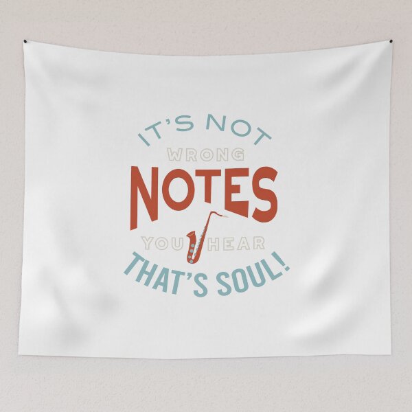 Item preview, Funny Saxophone It's Not Wrong Notes designed and sold by whyitsme.