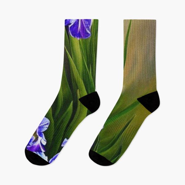 Item preview,  Irises Painting - Visual Art Form  designed and sold by HOMEDESIGNPRINT.