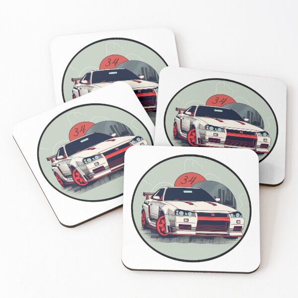 Item preview, Diseño del coche Nissan GT-R R34 Skyline Godzilla designed and sold by Musabinho.