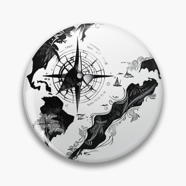 Item preview, Tribal Tattoo Fantasy Map  designed and sold by ShadowAndSlate.