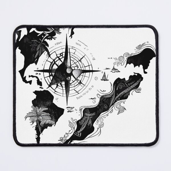 Item preview, Tribal Tattoo Fantasy Map  designed and sold by ShadowAndSlate.