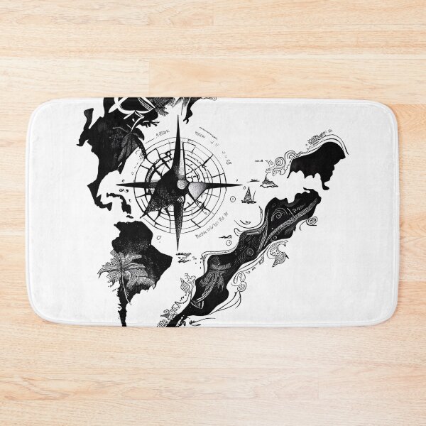 Item preview, Tribal Tattoo Fantasy Map  designed and sold by ShadowAndSlate.
