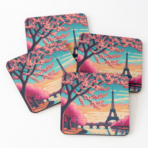 Item preview, Eiffel Tower, Paris, France and the River Seine in the Spring designed and sold by WILDEVIOLET.
