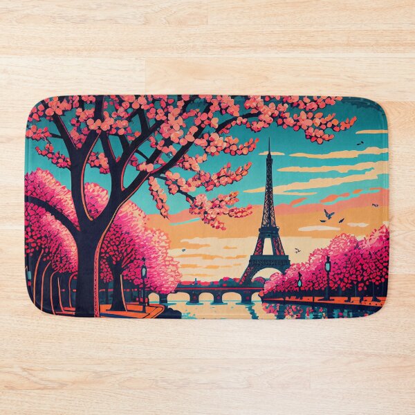 Item preview, Eiffel Tower, Paris, France and the River Seine in the Spring designed and sold by WILDEVIOLET.