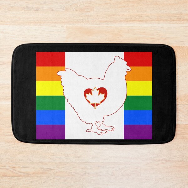 Item preview, Chicken Lover - LGBTQ Canada Gay Heart Flag 01 designed and sold by Puddmuppy.