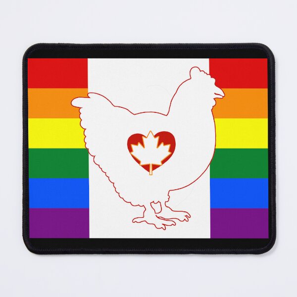 Item preview, Chicken Lover - LGBTQ Canada Gay Heart Flag 01 designed and sold by Puddmuppy.