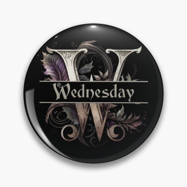 Item preview, Wednesday in Whimsical Gothic Font with Whimsigoth Illuminated Letter W  designed and sold by Tannaidhe's Designs.