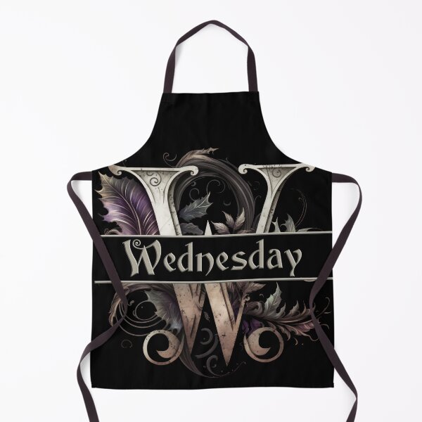 Item preview, Wednesday in Whimsical Gothic Font with Whimsigoth Illuminated Letter W designed and sold by Tannaidhe's Designs.
