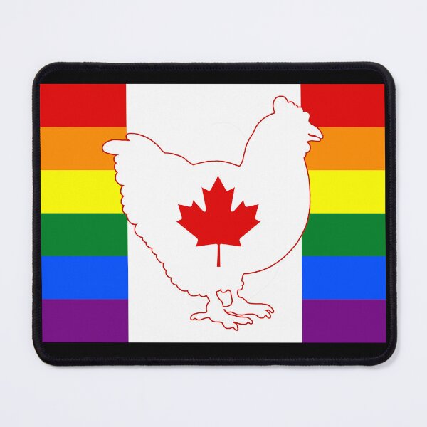Item preview, Chicken Lover - LGBTQ Canada Gay Heart Flag 01 B designed and sold by Puddmuppy.