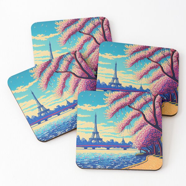Item preview, Eiffel Tower, Paris, France and the River Seine in the Spring designed and sold by WILDEVIOLET.