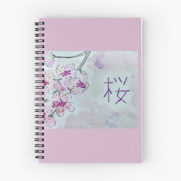 Item preview, Sakura Cherry Blossoms Etegami designed and sold by EtegamiJourney.