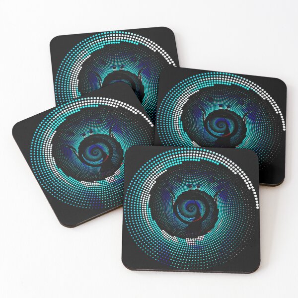 Item preview, A snake's head is hidden by dots in a circular shape designed and sold by Bigrow.