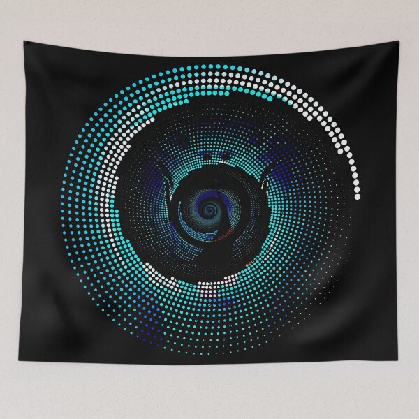 Item preview, A snake's head is hidden by dots in a circular shape designed and sold by Bigrow.