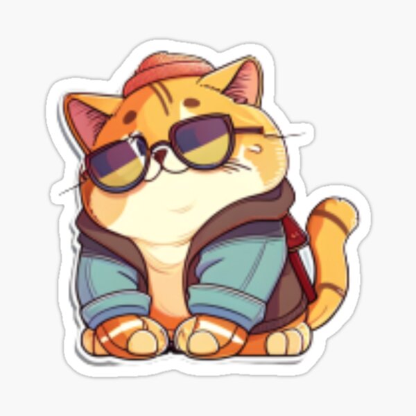 Item preview, Cat Daddy Cat Vintage Eighties Style Cat Retro designed and sold by Pro-artist21.