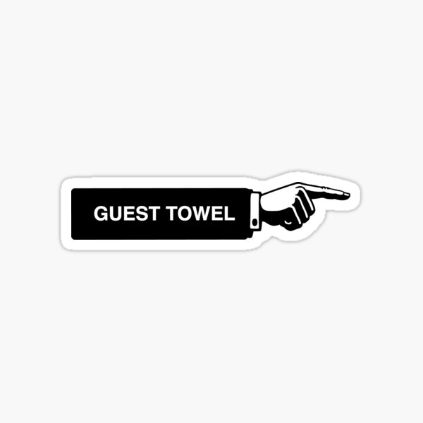 Funny Bathroom Towel Guest Towel Guest Bathroom Funny Housewarming