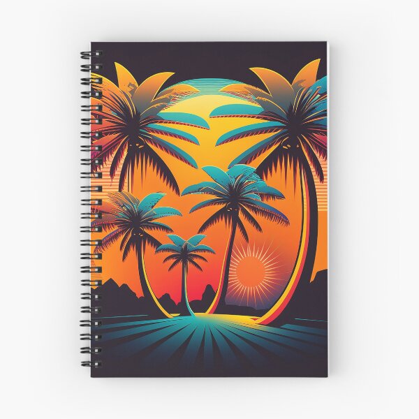 Item preview, Palm Trees and Natural Cityscape in Red Hues designed and sold by zzibel.