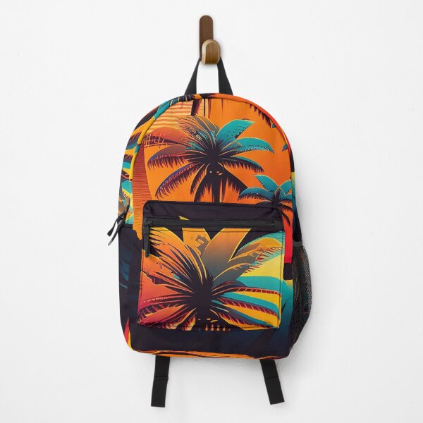 Item preview, Palm Trees and Natural Cityscape in Red Hues designed and sold by zzibel.