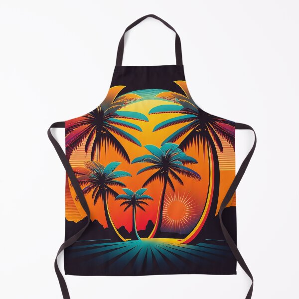 Item preview, Palm Trees and Natural Cityscape in Red Hues designed and sold by zzibel.