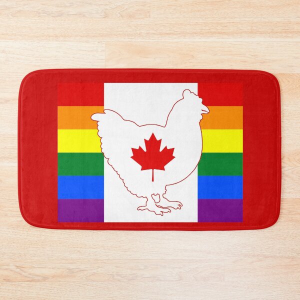 Item preview, Copy of Chicken Lover - LGBTQ Canada Gay Heart Flag 01 Red designed and sold by Puddmuppy.