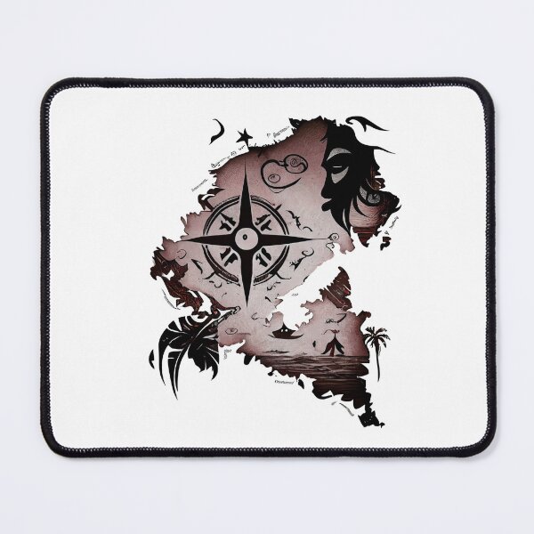 Item preview, Tribal Tattoo Scrap of a Pirate Map designed and sold by ShadowAndSlate.