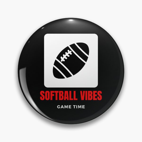 Artikelvorschau, Softball Vibes Game Time lustiger Motivationsentwurf entworfen und verkauft von DigitalMagShop.