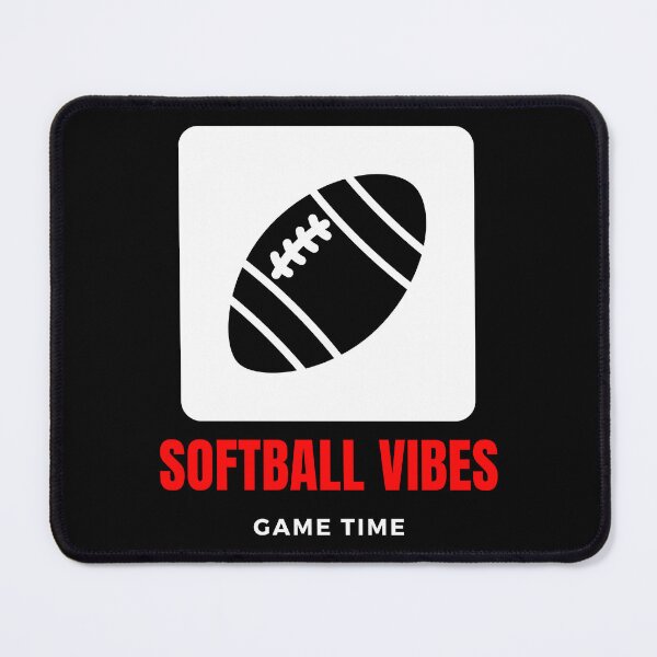 Item preview, Softball Vibes Game Time  funny motivational design designed and sold by DigitalMagShop.