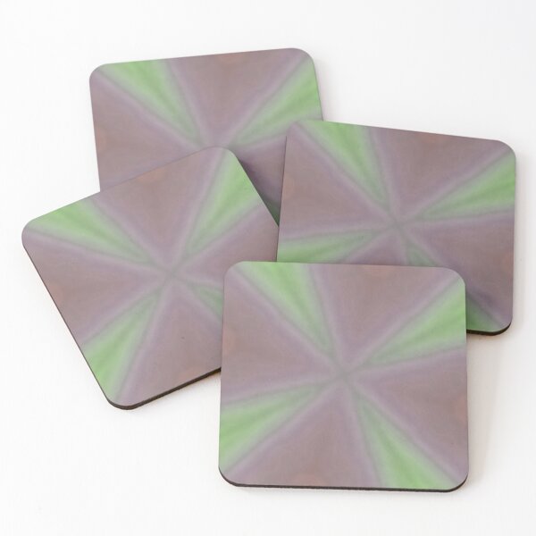 Item preview, Green and Lavender Abstract by Veda Gradient Pinwheel  designed and sold by kattakitty.