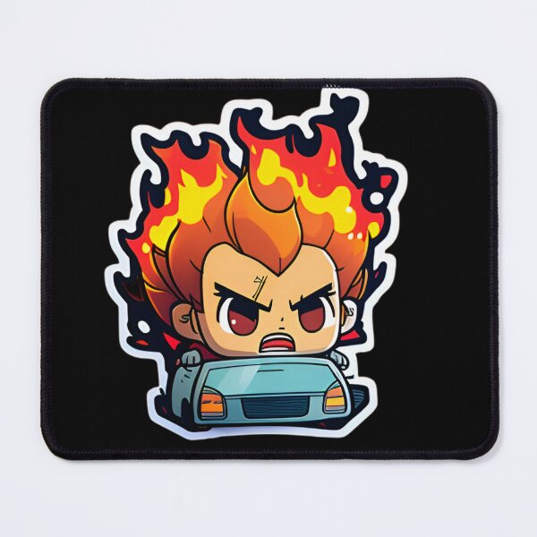 Item preview, Dangerous Driver Anime Drawing of Funny Cartoon Driver designed and sold by verluxe.