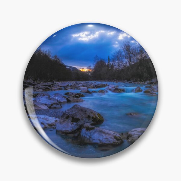 Artikelvorschau, BLAUE STUNDE FLUSS entworfen und verkauft von SSP-PRINTS.
