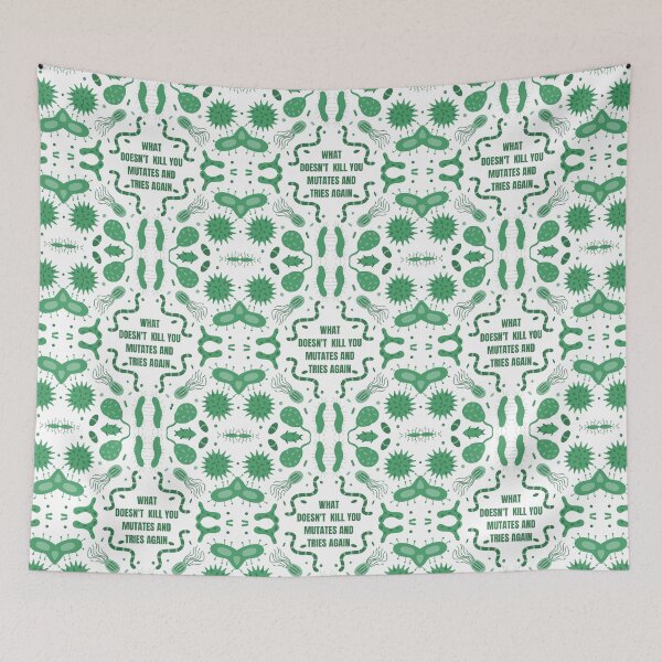 Item preview, What doesn't kill you mutates and tries again designed and sold by Maria Jordan-O'Reilly.