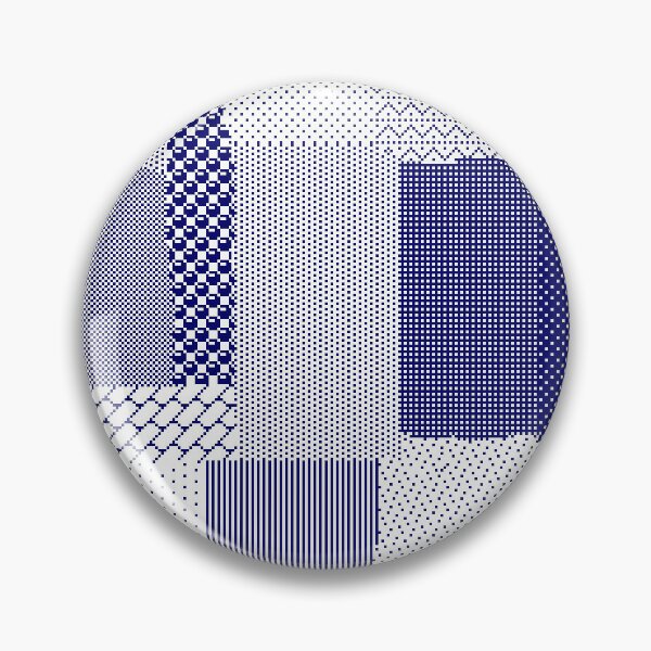 Item preview, Pixel Patchwork (Navy) designed and sold by M-Greco.