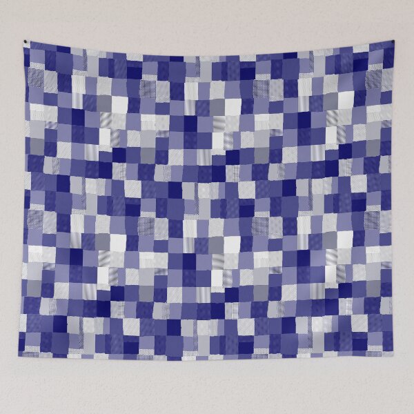 Item preview, Pixel Patchwork (Navy) designed and sold by M-Greco.