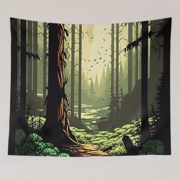 Item preview, Forest path clipart designed and sold by SMILE88.