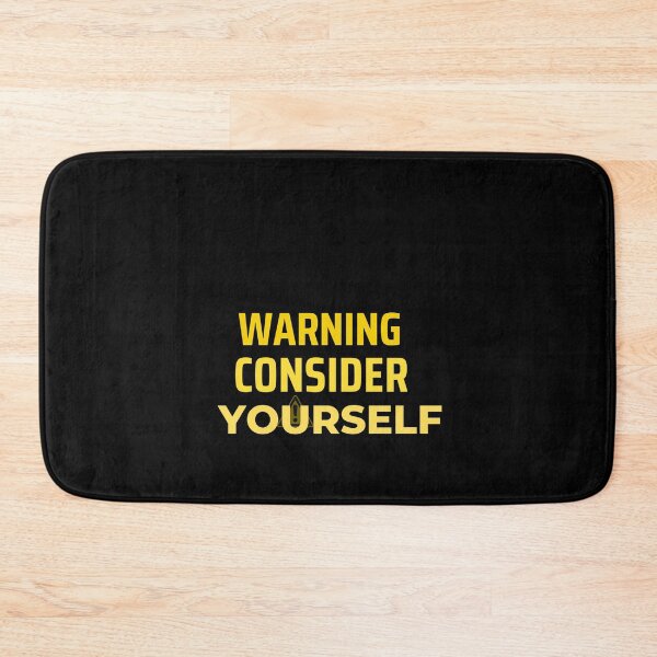 Item preview, Warning consider yourself warned funny design designed and sold by zyteam.