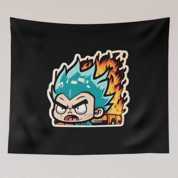 Item preview, Dangerous Angry Driver Anime Drawing of Funny Cartoon Driver  designed and sold by verluxe.