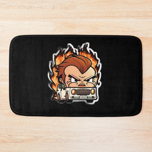 Item preview, Dangerous Angry Driver Anime Drawing of Funny Cartoon Driver  designed and sold by verluxe.