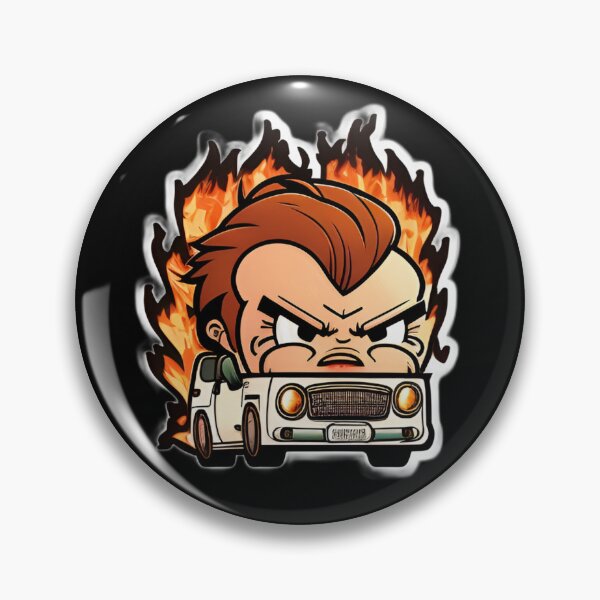 Item preview, Dangerous Angry Driver Anime Drawing of Funny Cartoon Driver  designed and sold by verluxe.