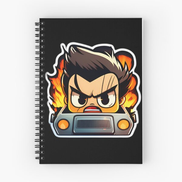 Item preview, Dangerous Angry Driver Anime Drawing of Funny Cartoon Driver  designed and sold by verluxe.