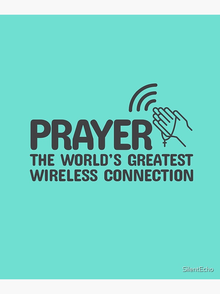 Prayer The World's Greatest Wireless connection Tote Bag Prayer The World's Greatest Wireless connection Tote Bag