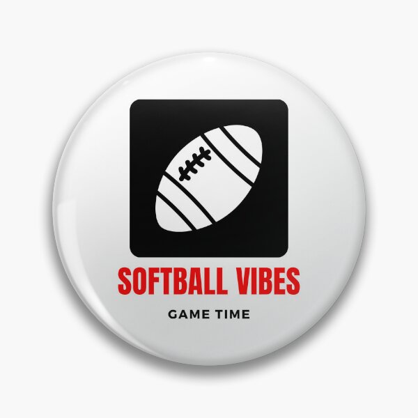 Artikelvorschau, Softball Vibes Game Time lustiger Motivationsentwurf entworfen und verkauft von DigitalMagShop.