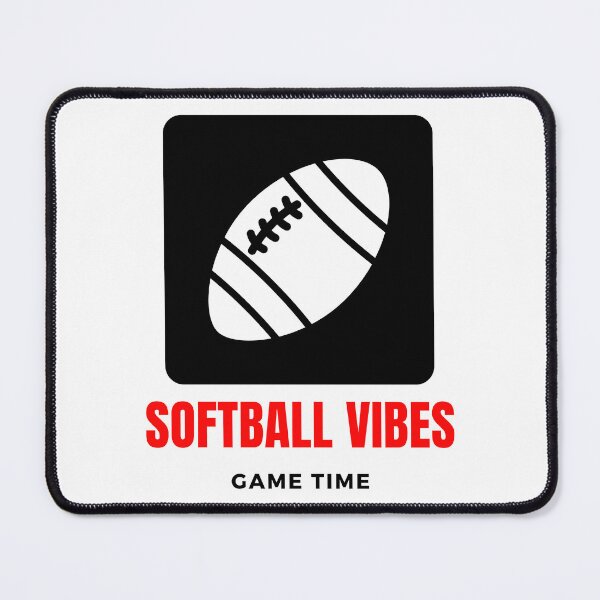 Item preview,  Softball Vibes Game Time  funny motivational design designed and sold by DigitalMagShop.