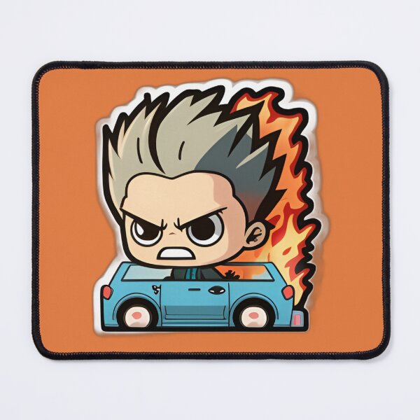 Item preview, Dangerous Angry Driver Anime Drawing of Funny Cartoon Driver  designed and sold by verluxe.