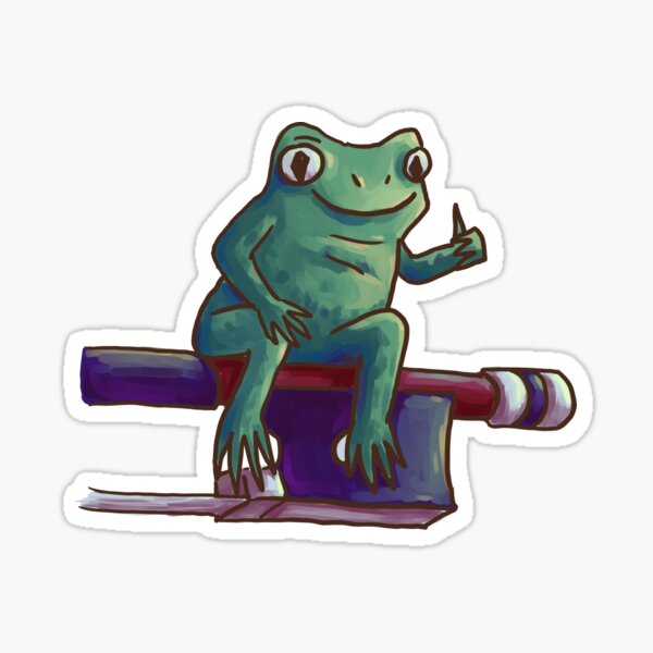 Item preview, String Bow Frog (variant 2) designed and sold by AtLSeal.