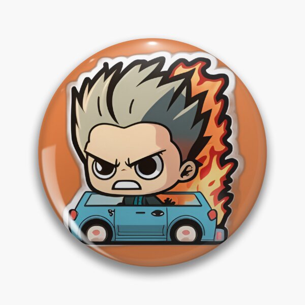 Item preview, Dangerous Angry Driver Anime Drawing of Funny Cartoon Driver  designed and sold by verluxe.