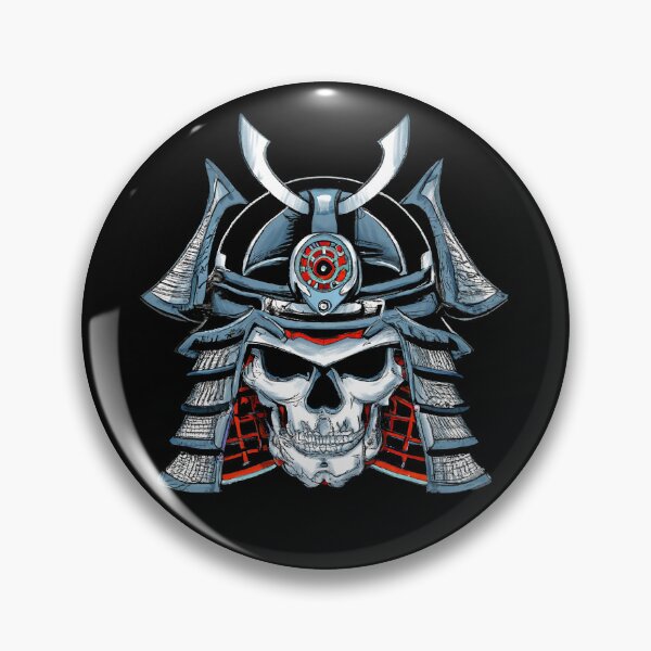 Item preview, "Death of a Samurai" Japanese Ukiyo-e Skull designed and sold by Patryk Wiatrowski.