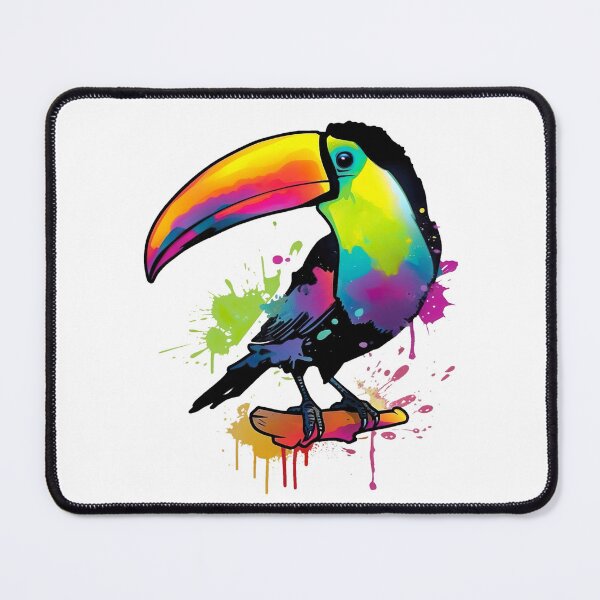 Item preview, Neon Toucan designed and sold by Psy-Dye-AI.