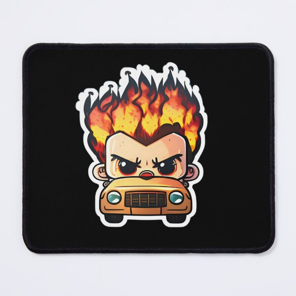 Item preview, Dangerous Angry Driver Anime Drawing of Funny Cartoon Driver  designed and sold by verluxe.