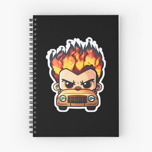 Item preview, Dangerous Angry Driver Anime Drawing of Funny Cartoon Driver  designed and sold by verluxe.