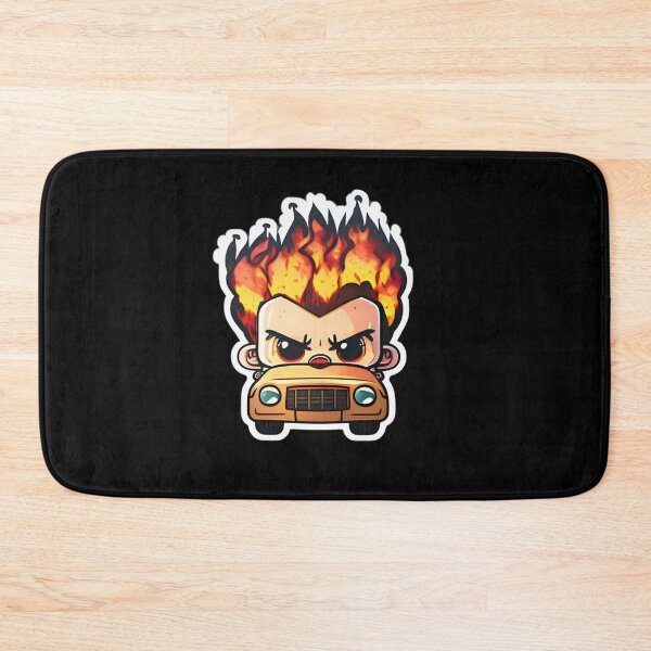 Item preview, Dangerous Angry Driver Anime Drawing of Funny Cartoon Driver  designed and sold by verluxe.