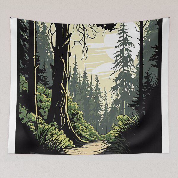 Item preview, Imágenes Prediseñadas de camino forestal designed and sold by SMILE88.